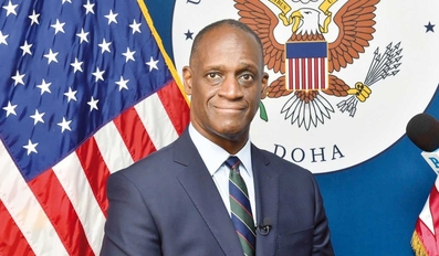 The US Ambassador to Qatar H E Timmy Davis